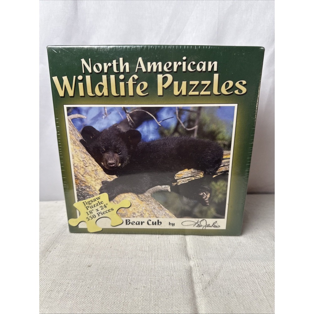 Channel Craft‎ North American Wildlife 550 Puzzle"Black Bear Cub" by Ken Jenkins